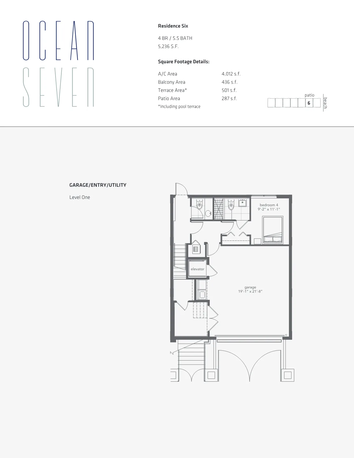 Ocean Seven floor plan Plan 16
