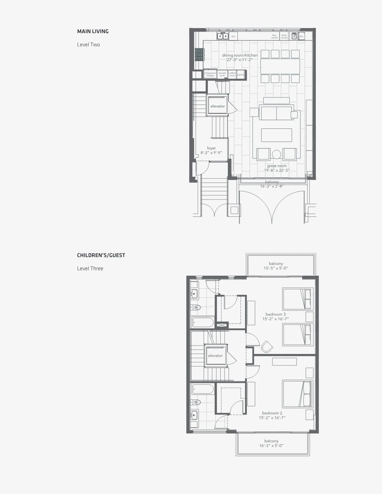Ocean Seven floor plan Plan 17