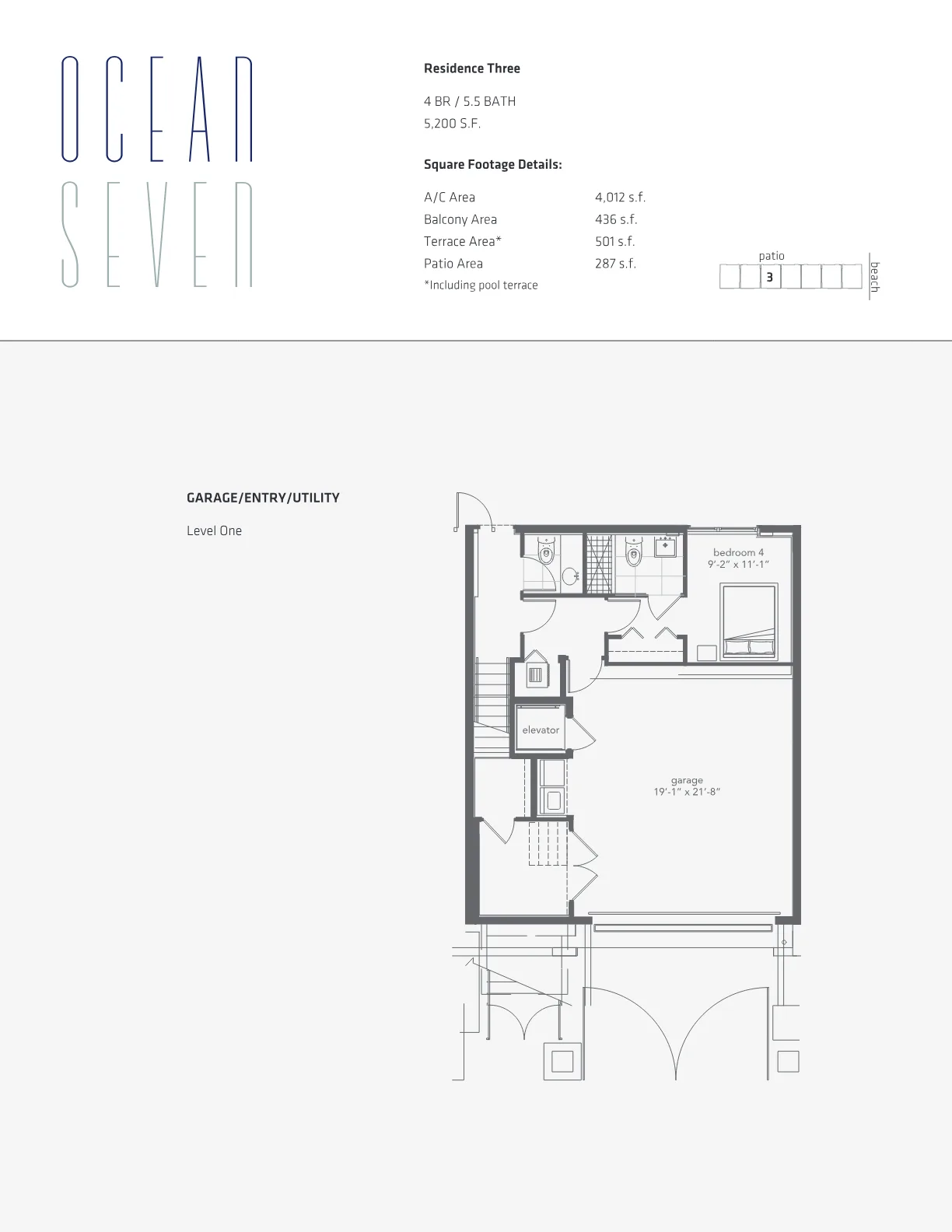 Ocean Seven floor plan Plan 7