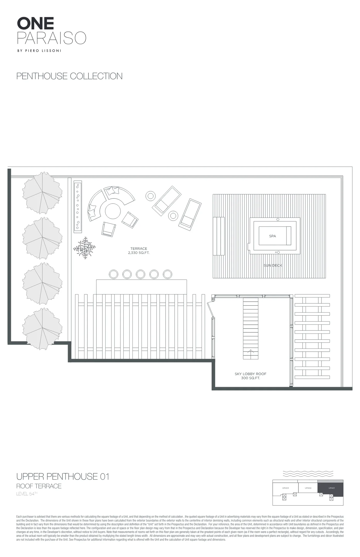 One Paraiso floor plan Plan 12