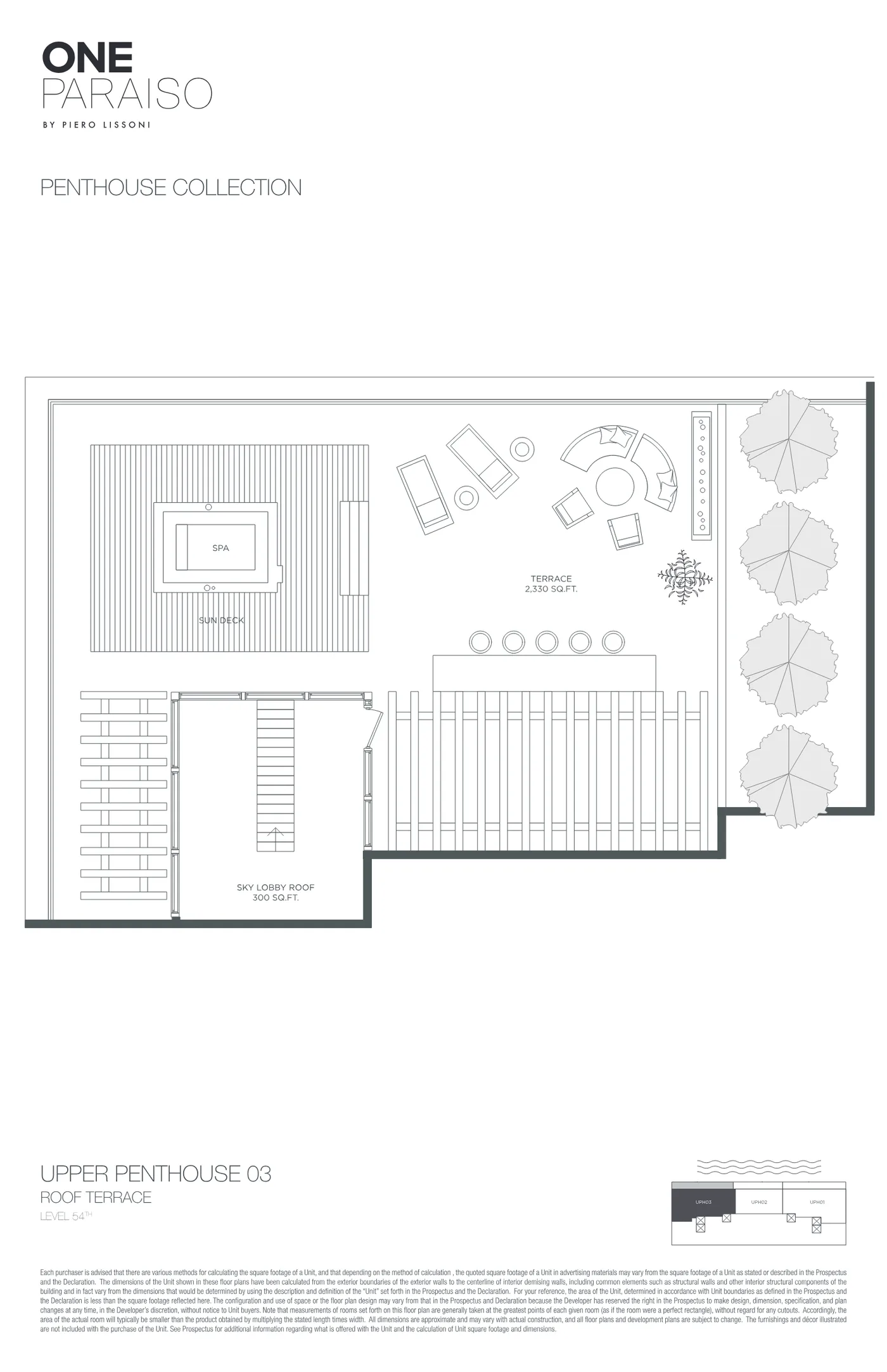 One Paraiso floor plan Plan 16