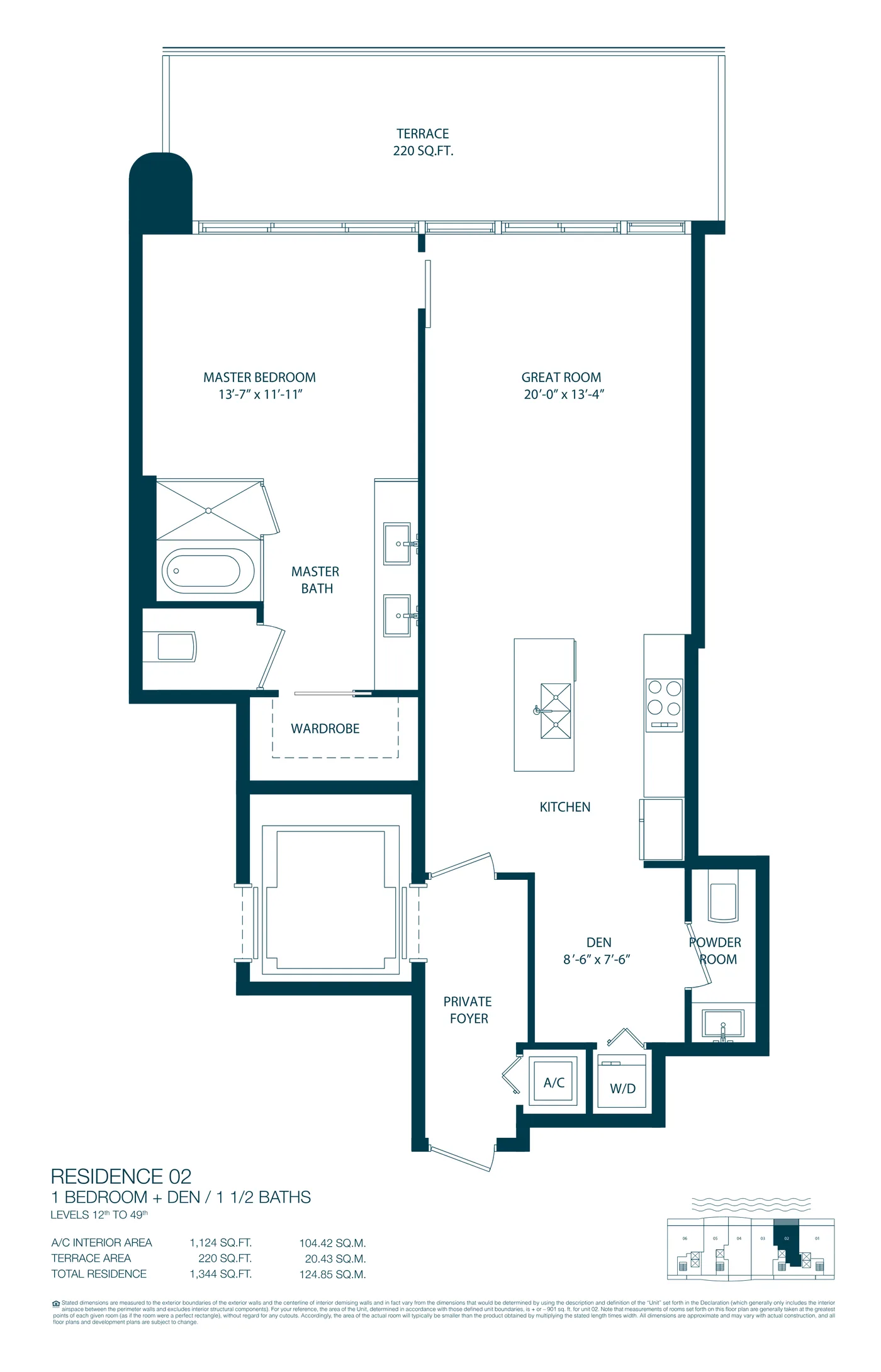 One Paraiso floor plan Plan 2