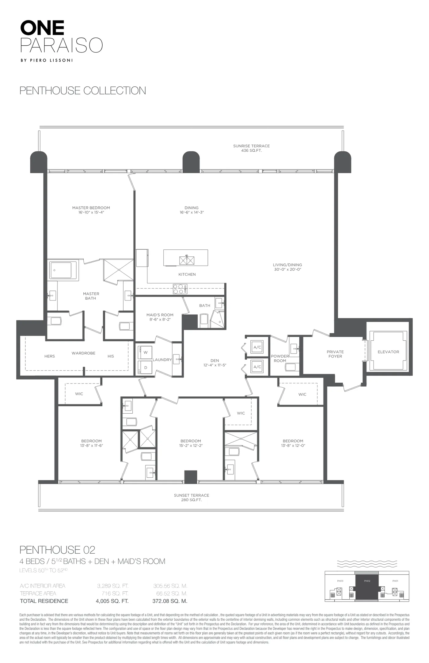 One Paraiso floor plan Plan 9