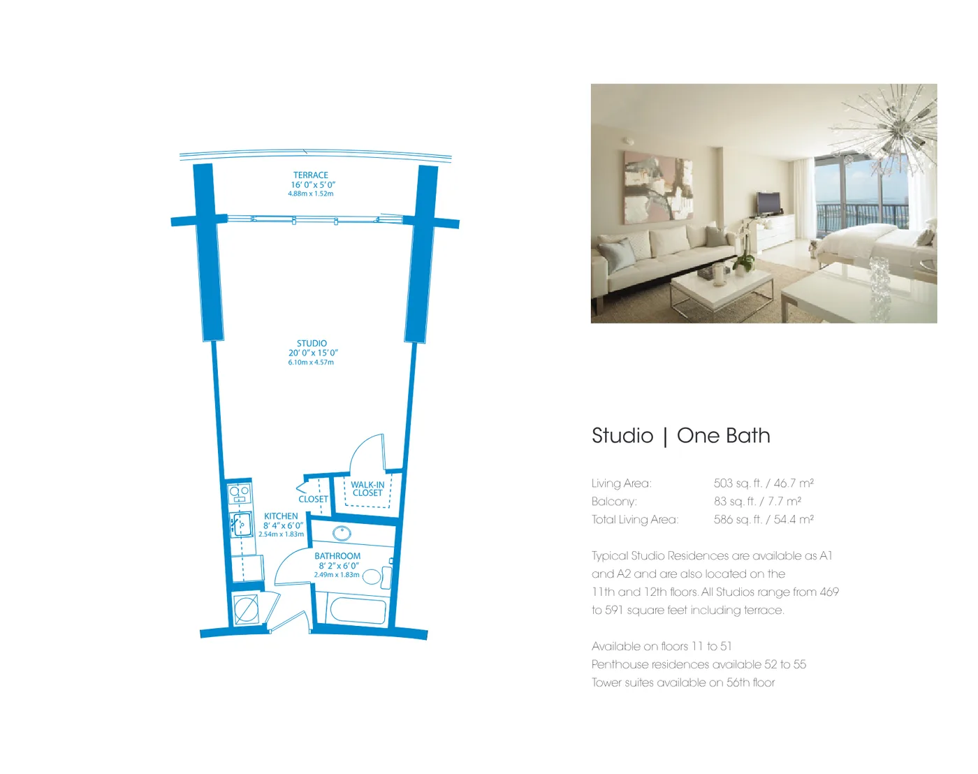 Opera Tower floor plan Plan 1