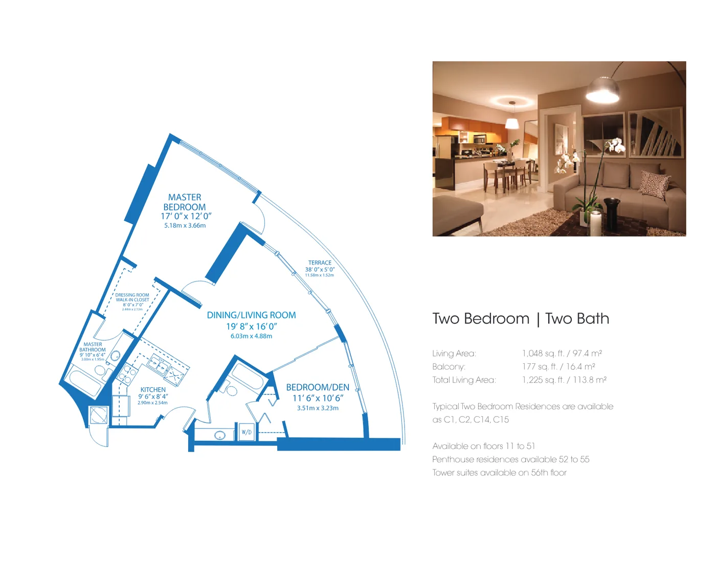 Opera Tower floor plan Plan 3