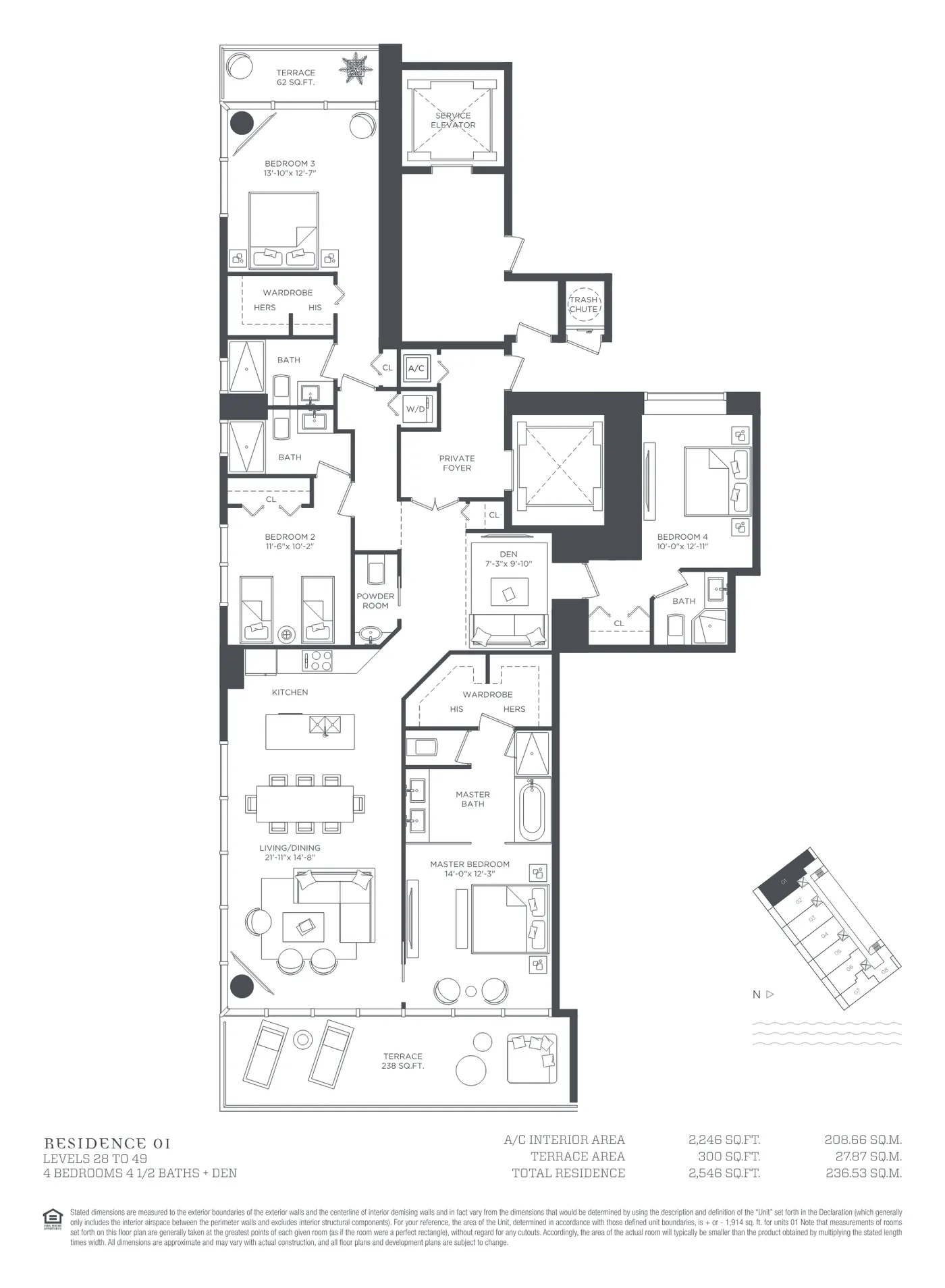 Paraiso Bay floor plan Plan 3