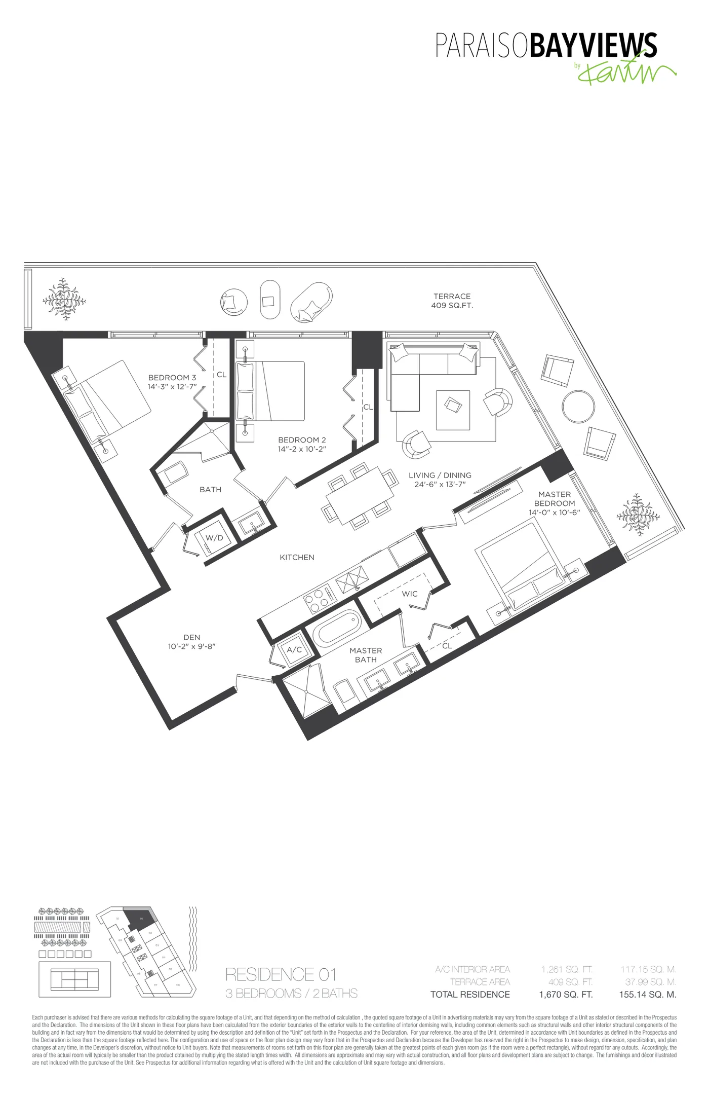 Paraiso Bayviews floor plan Plan 2