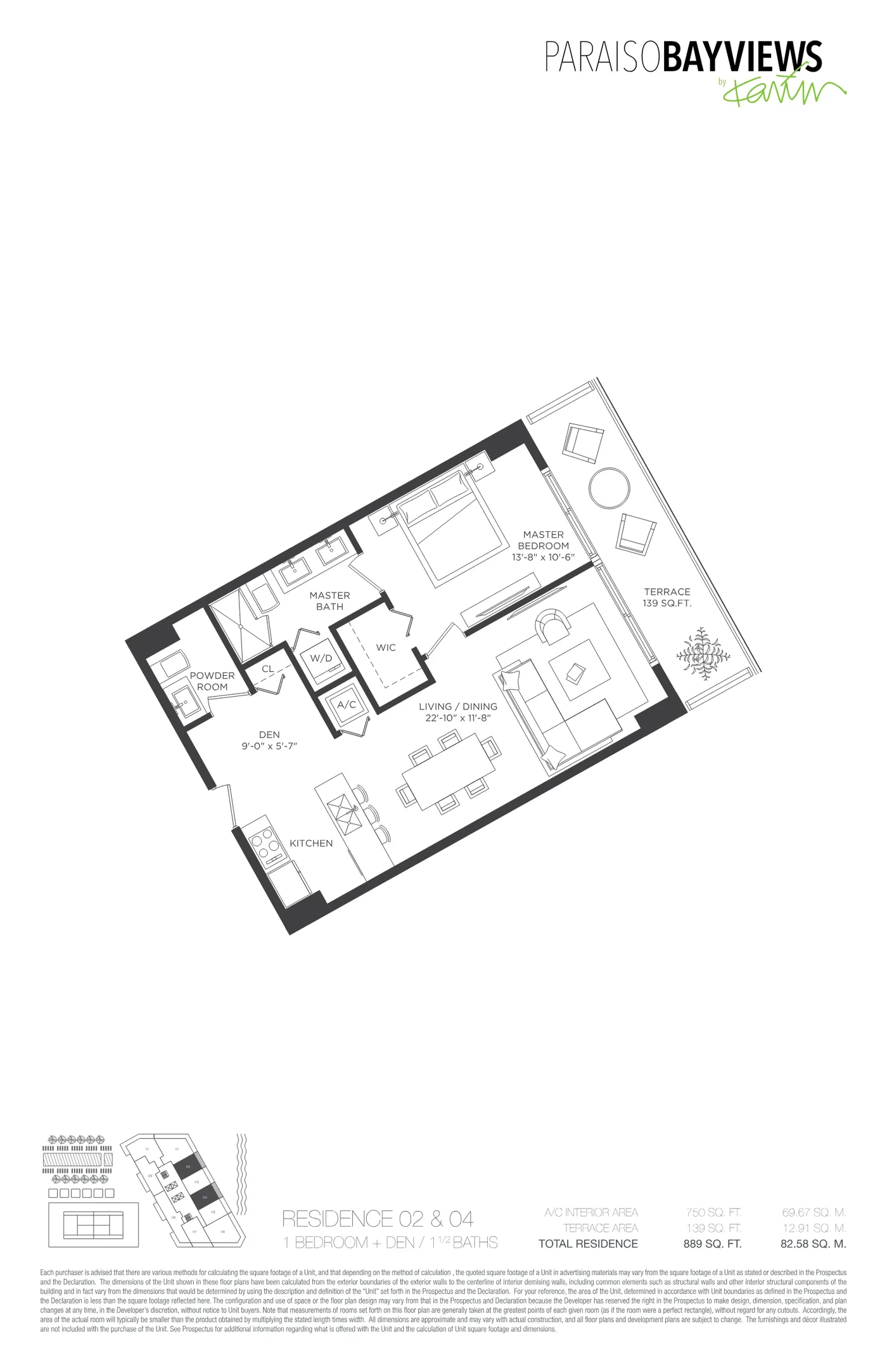 Paraiso Bayviews floor plan Plan 3