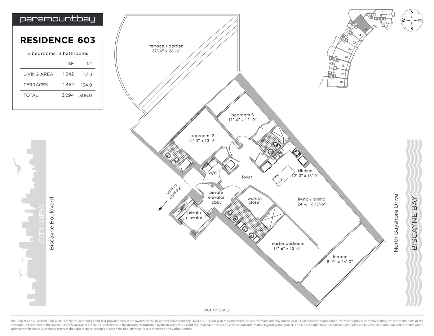 Paramount Bay floor plan Plan 13