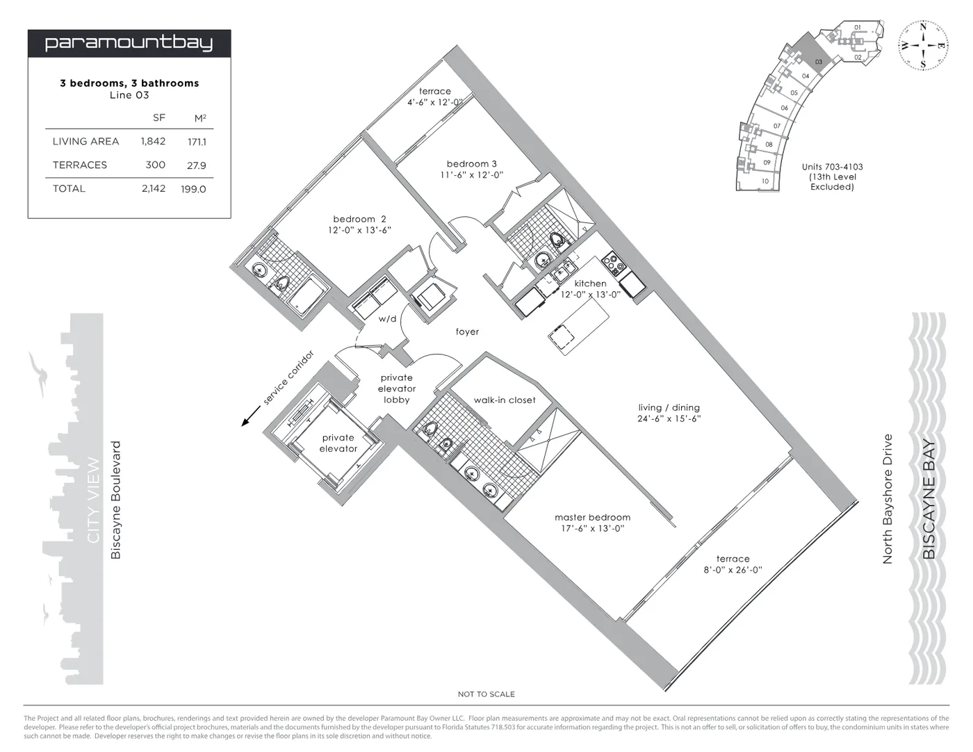 Paramount Bay floor plan Plan 3