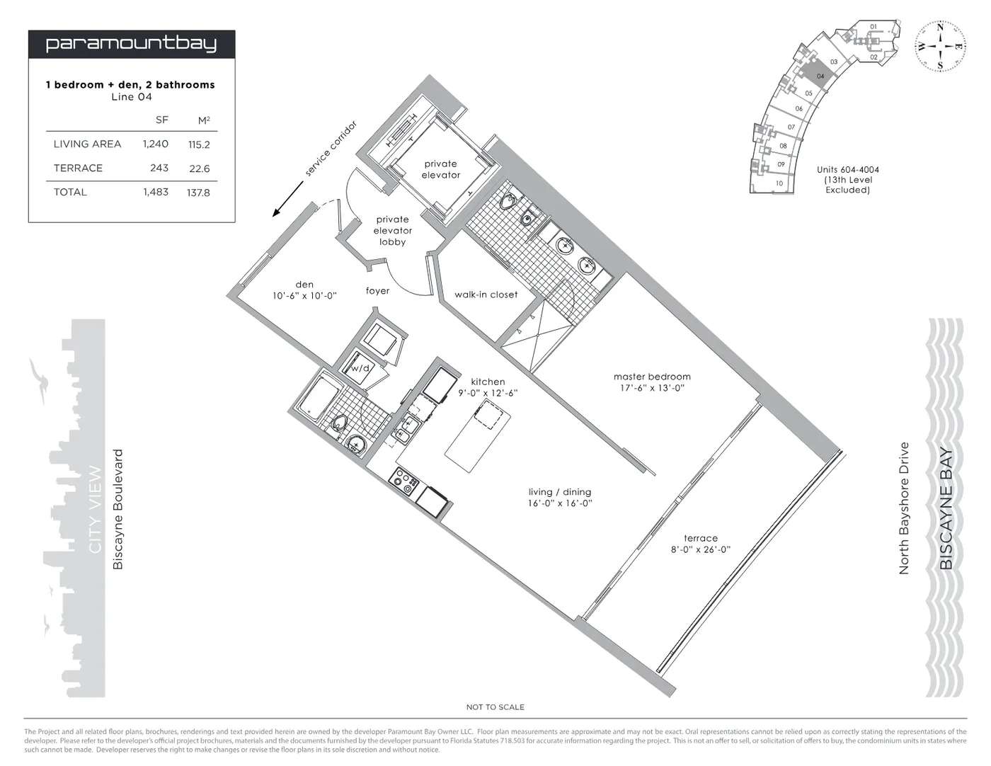 Paramount Bay floor plan Plan 4