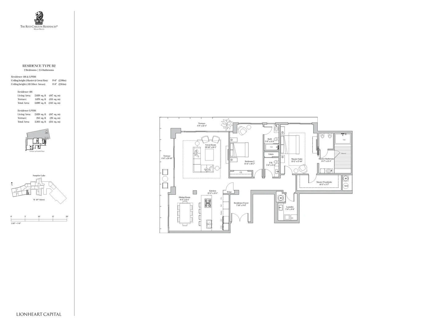 The Ritz-Carlton Residences, Miami Beach floor plan Plan 10
