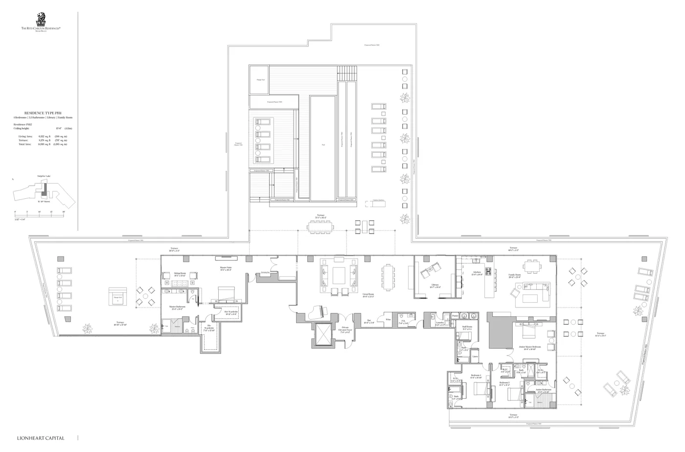 The Ritz-Carlton Residences, Miami Beach floor plan Plan 100
