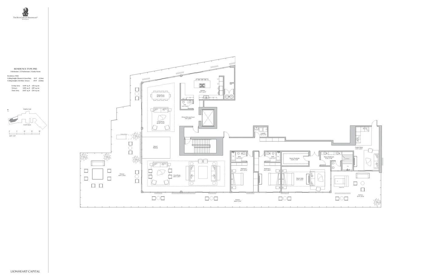 The Ritz-Carlton Residences, Miami Beach floor plan Plan 102