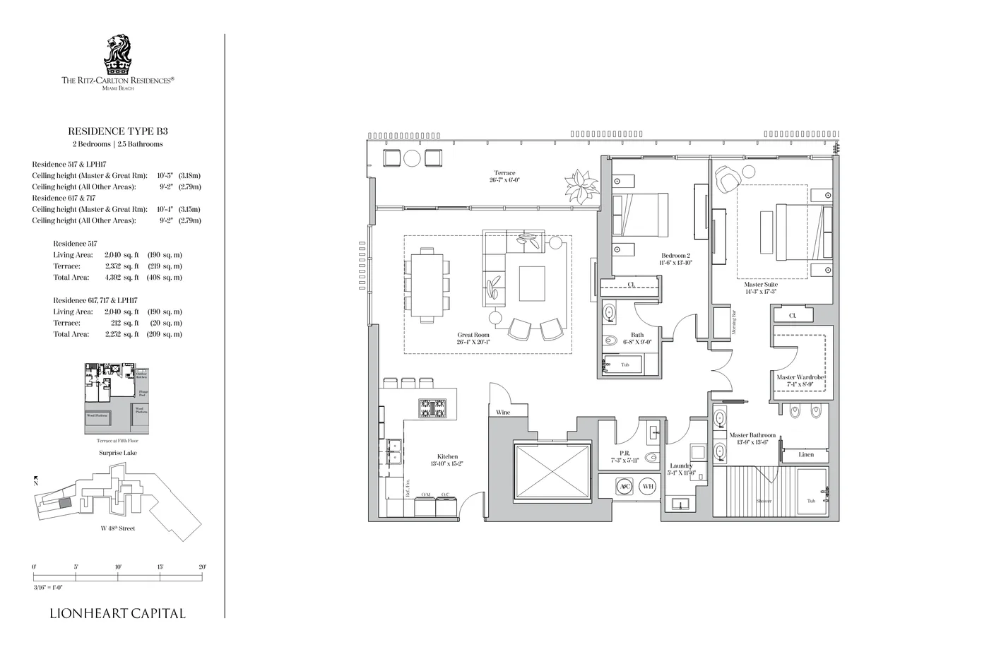 The Ritz-Carlton Residences, Miami Beach floor plan Plan 12