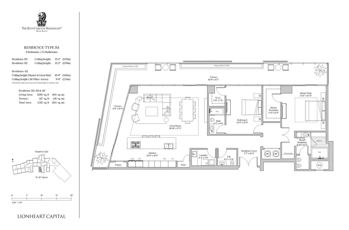 The Ritz-Carlton Residences, Miami Beach floor plan Plan 14
