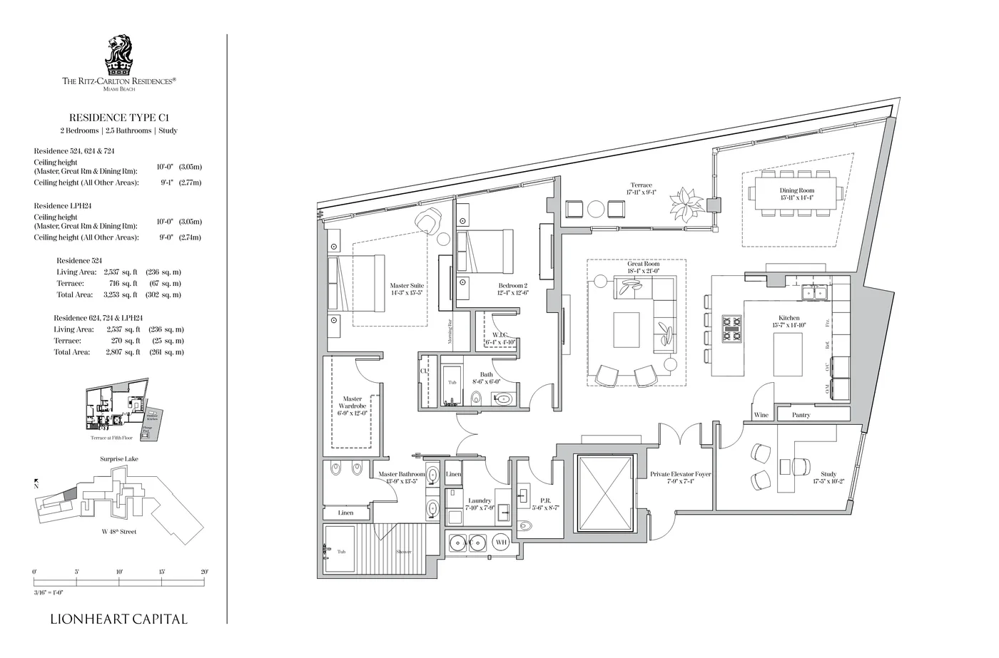 The Ritz-Carlton Residences, Miami Beach floor plan Plan 22