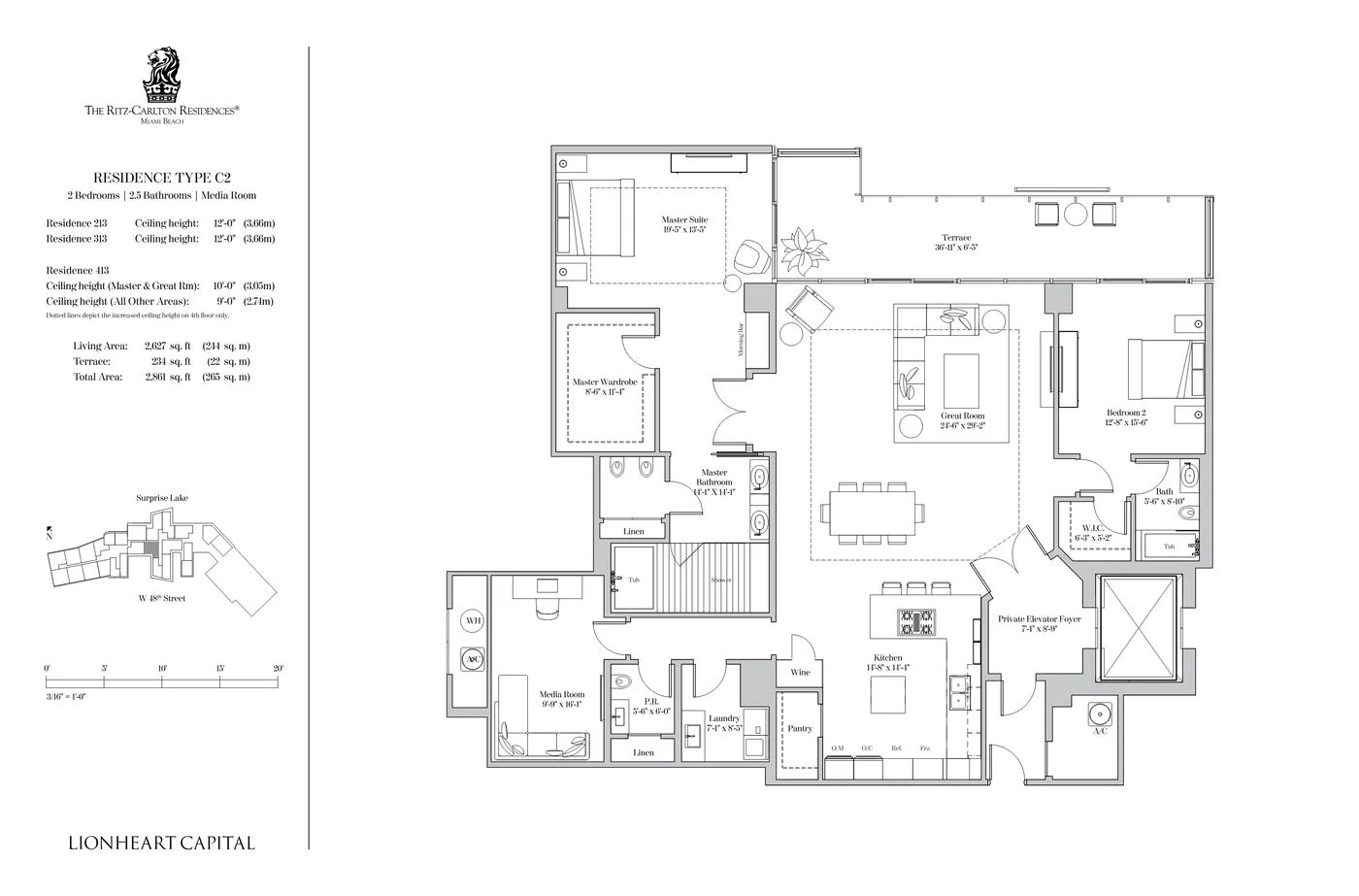 The Ritz-Carlton Residences, Miami Beach floor plan Plan 24