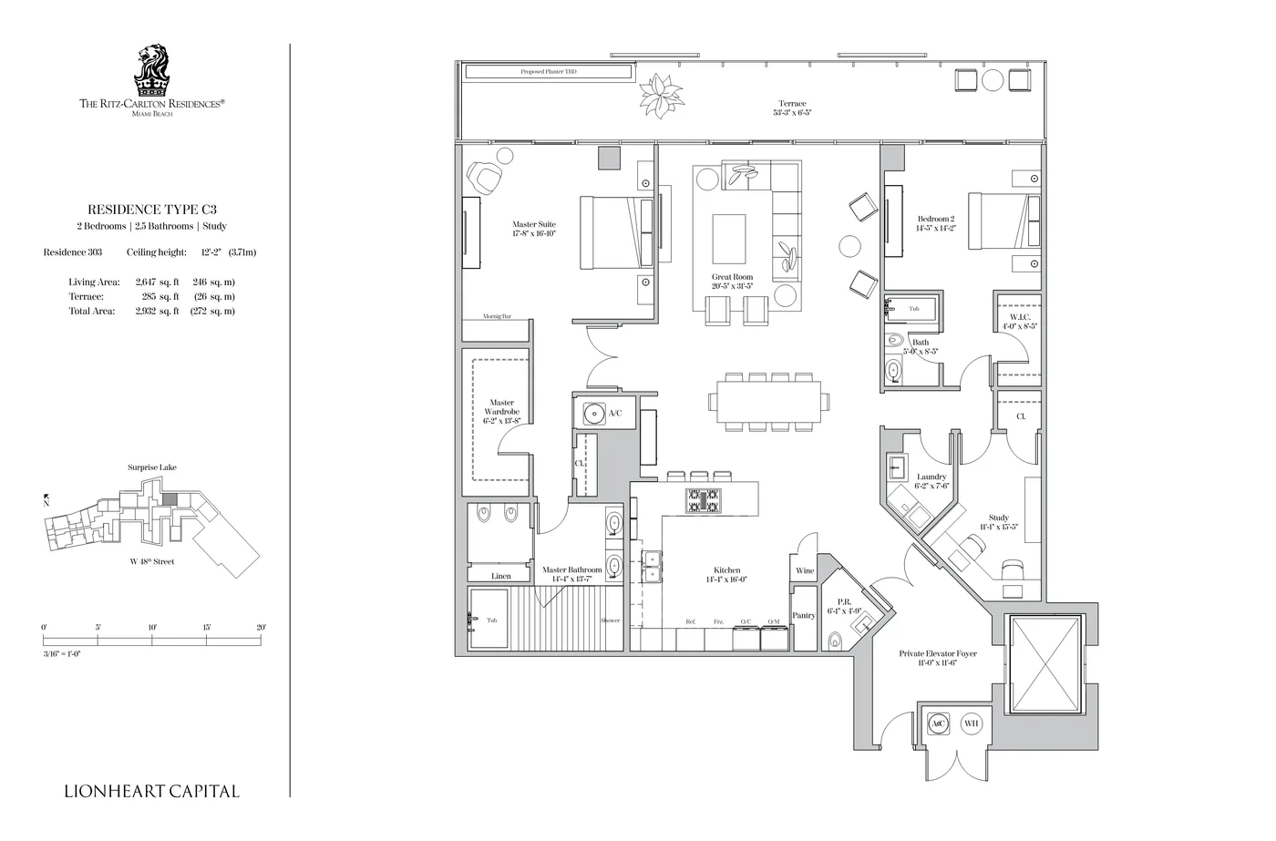 The Ritz-Carlton Residences, Miami Beach floor plan Plan 26