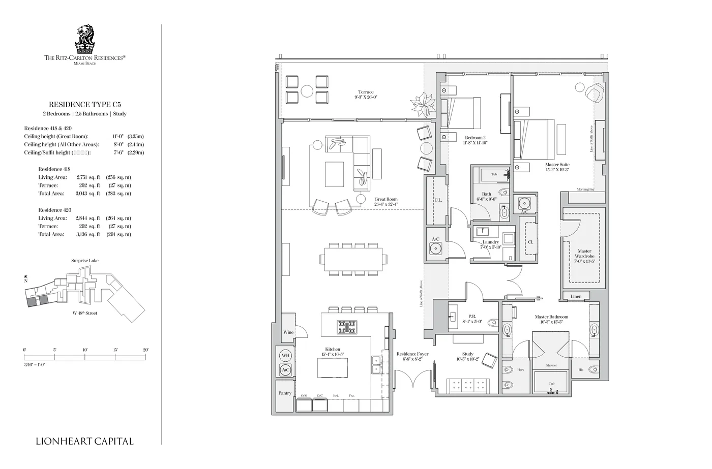The Ritz-Carlton Residences, Miami Beach floor plan Plan 30