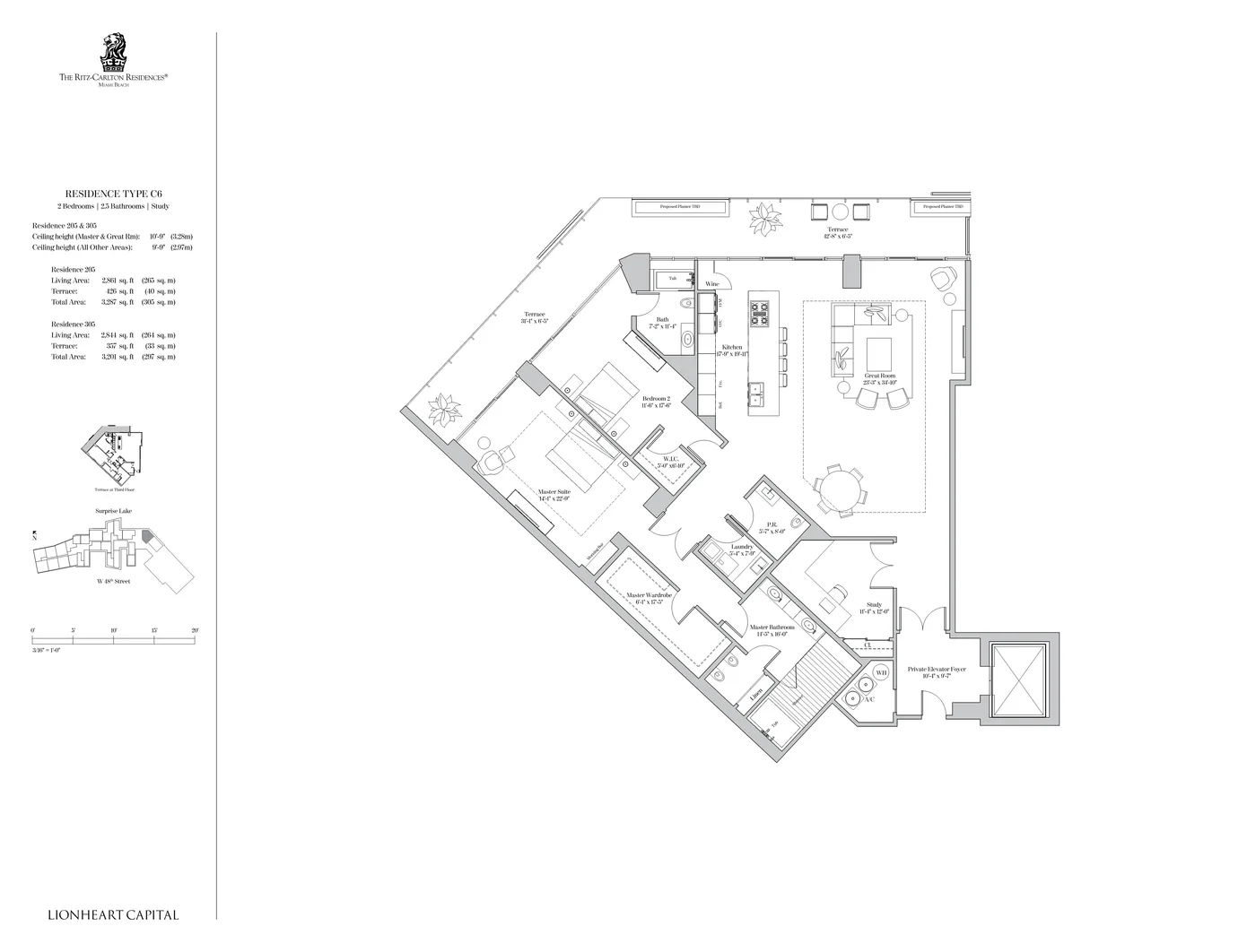 The Ritz-Carlton Residences, Miami Beach floor plan Plan 32