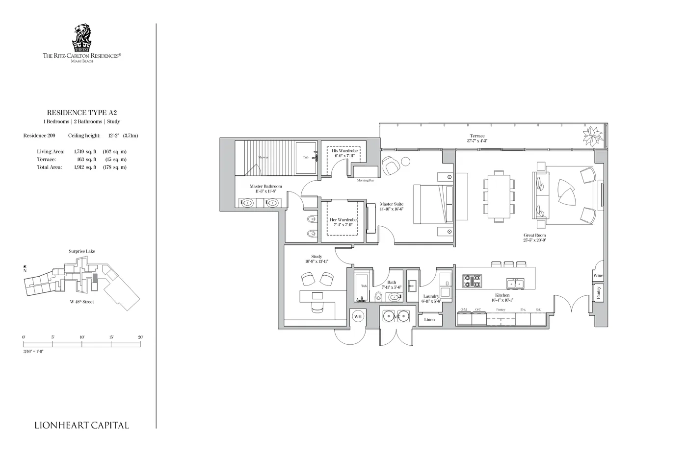 The Ritz-Carlton Residences, Miami Beach floor plan Plan 4