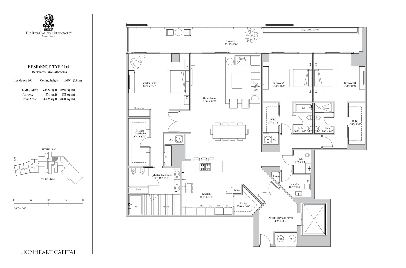 The Ritz-Carlton Residences, Miami Beach floor plan Plan 46