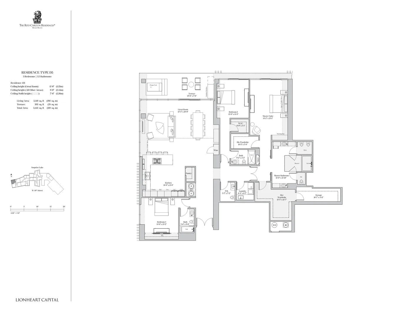 The Ritz-Carlton Residences, Miami Beach floor plan Plan 48