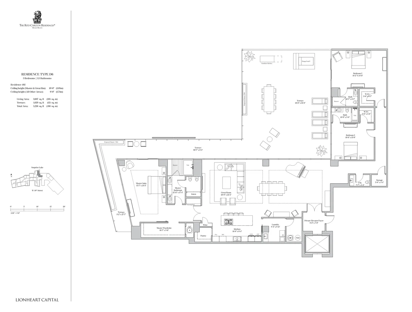 The Ritz-Carlton Residences, Miami Beach floor plan Plan 50
