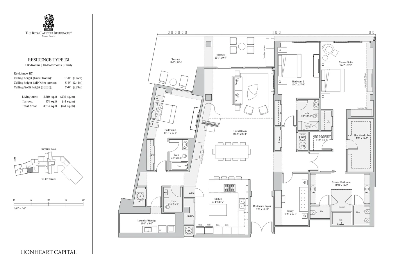 The Ritz-Carlton Residences, Miami Beach floor plan Plan 56