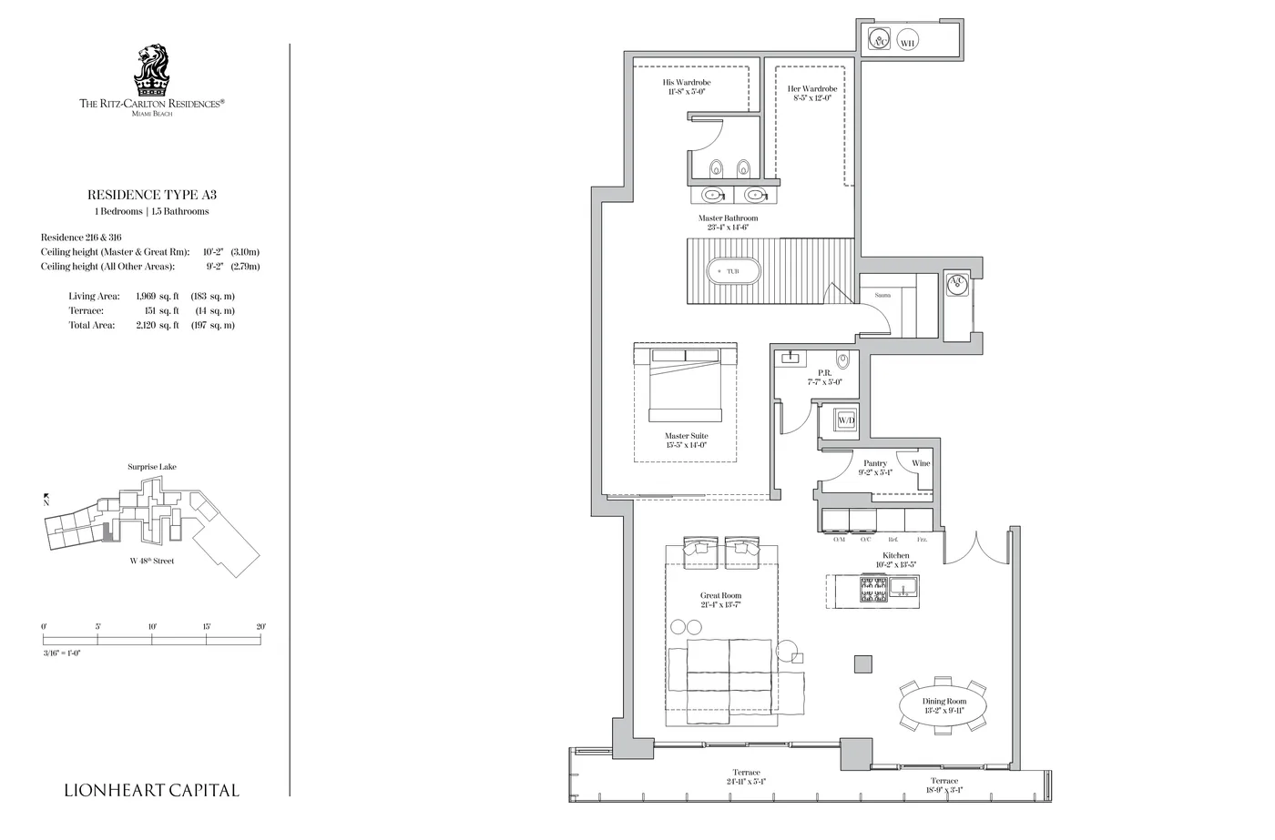 The Ritz-Carlton Residences, Miami Beach floor plan Plan 6