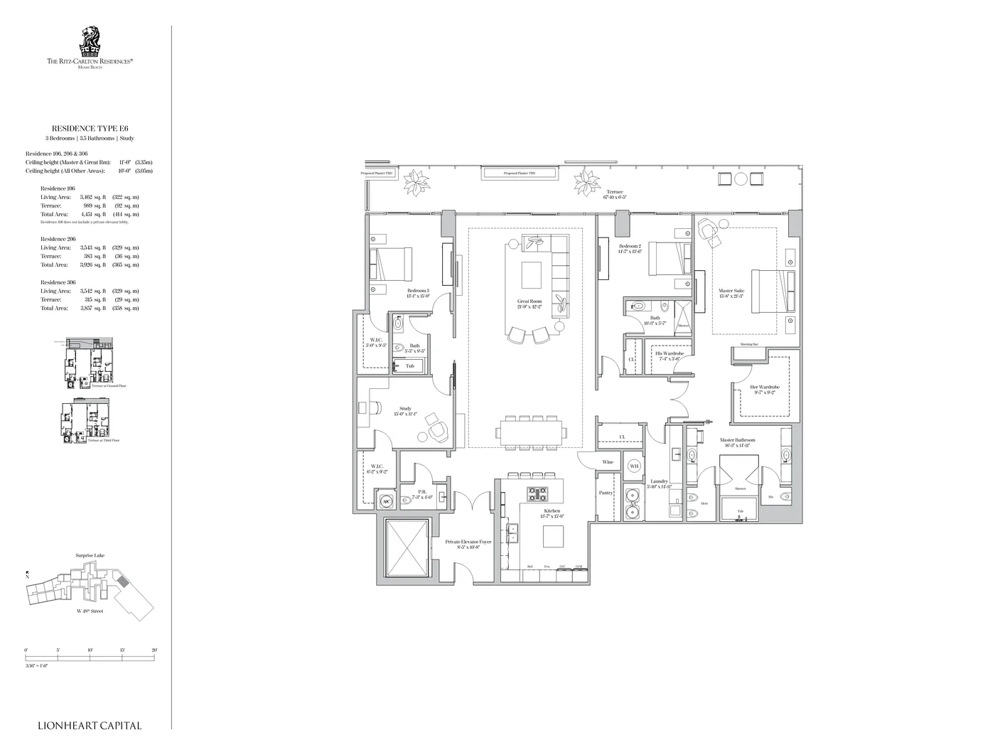 The Ritz-Carlton Residences, Miami Beach floor plan Plan 62