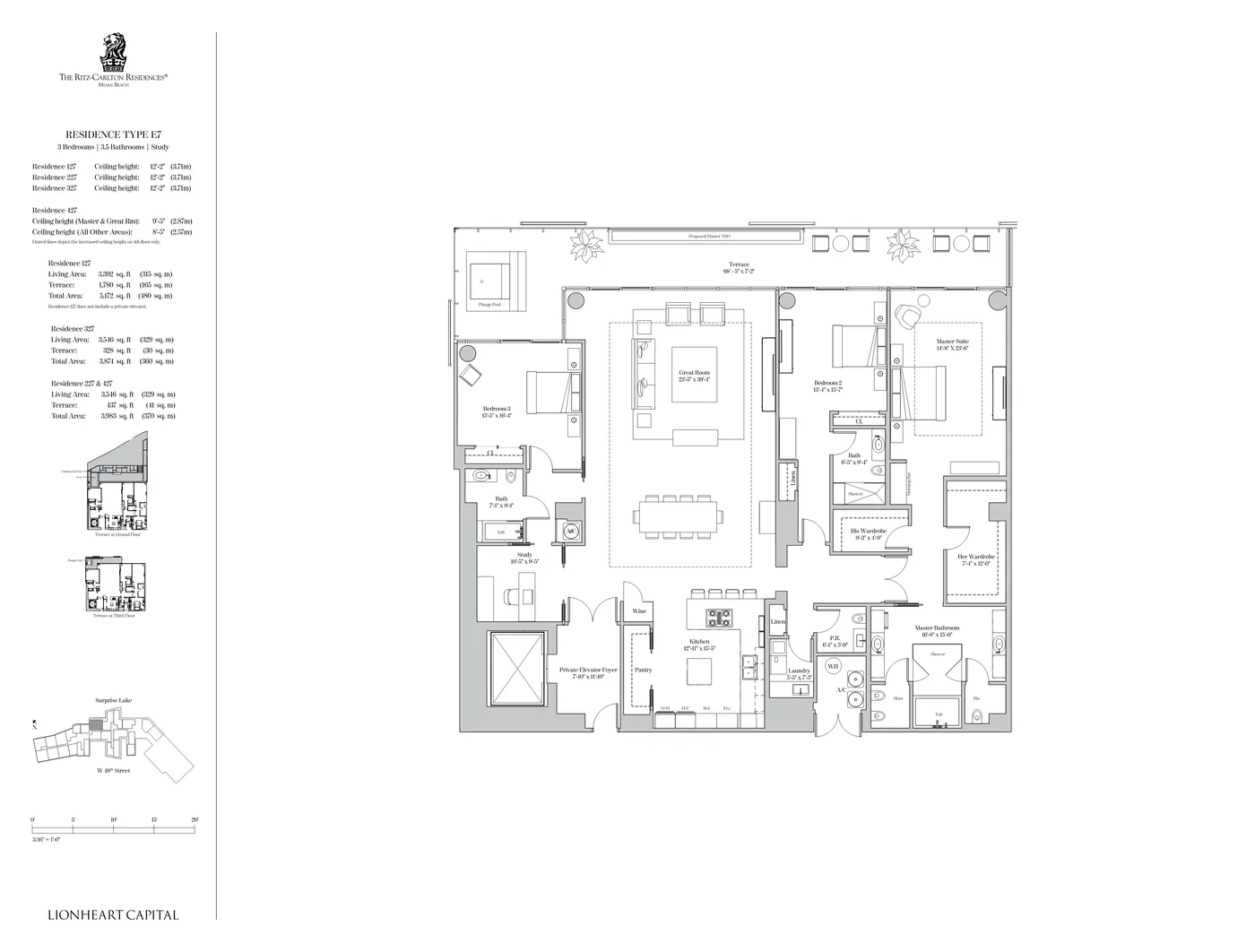 The Ritz-Carlton Residences, Miami Beach floor plan Plan 64