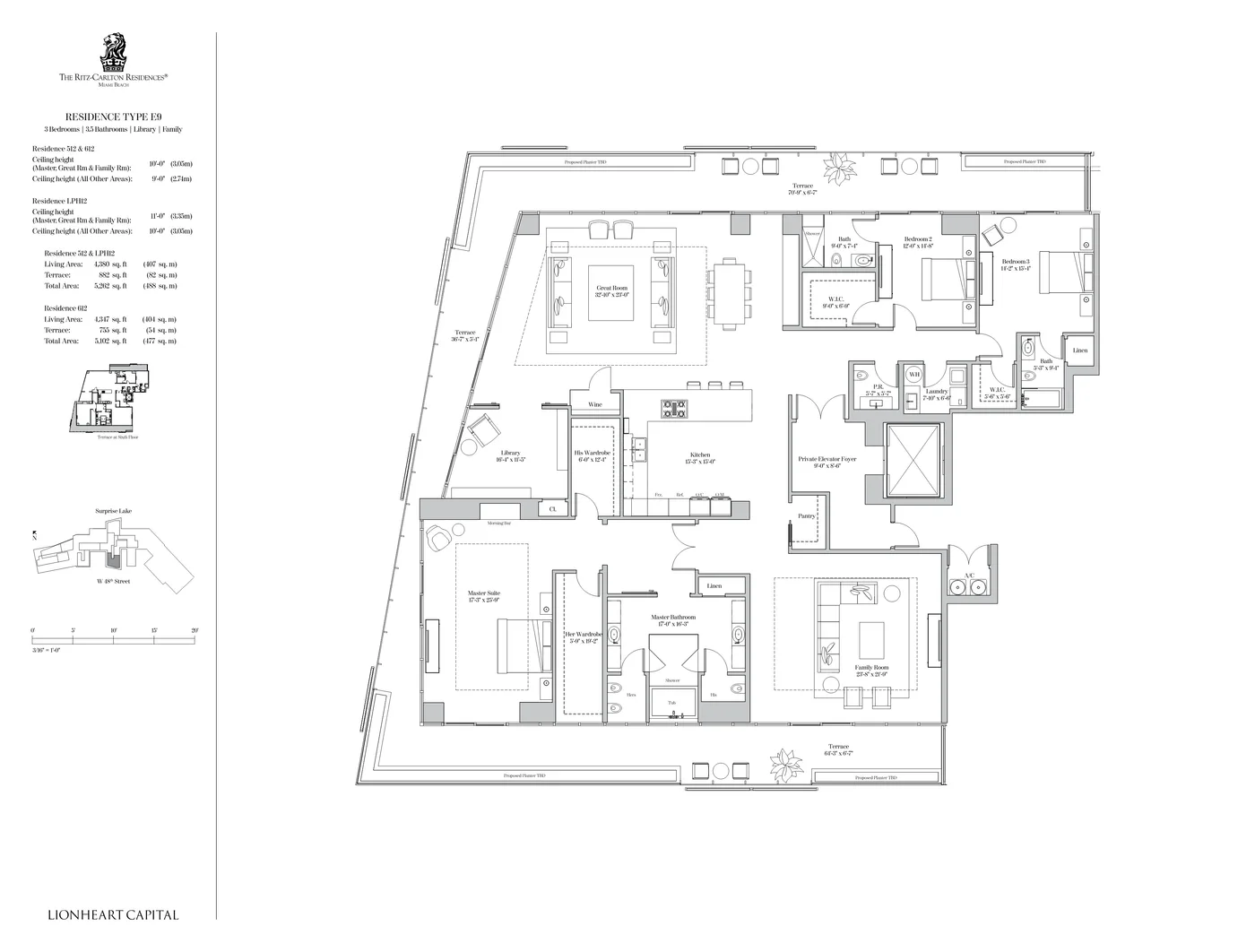 The Ritz-Carlton Residences, Miami Beach floor plan Plan 68