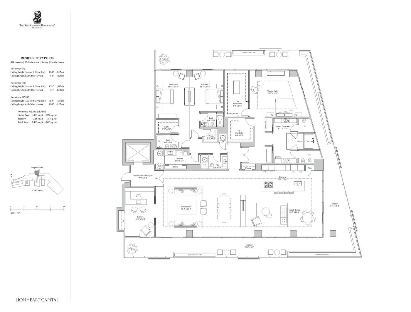 The Ritz-Carlton Residences, Miami Beach floor plan Plan 70