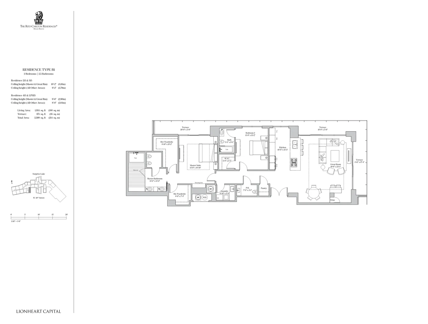 The Ritz-Carlton Residences, Miami Beach floor plan Plan 8