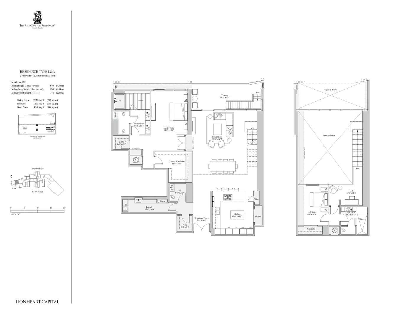 The Ritz-Carlton Residences, Miami Beach floor plan Plan 80