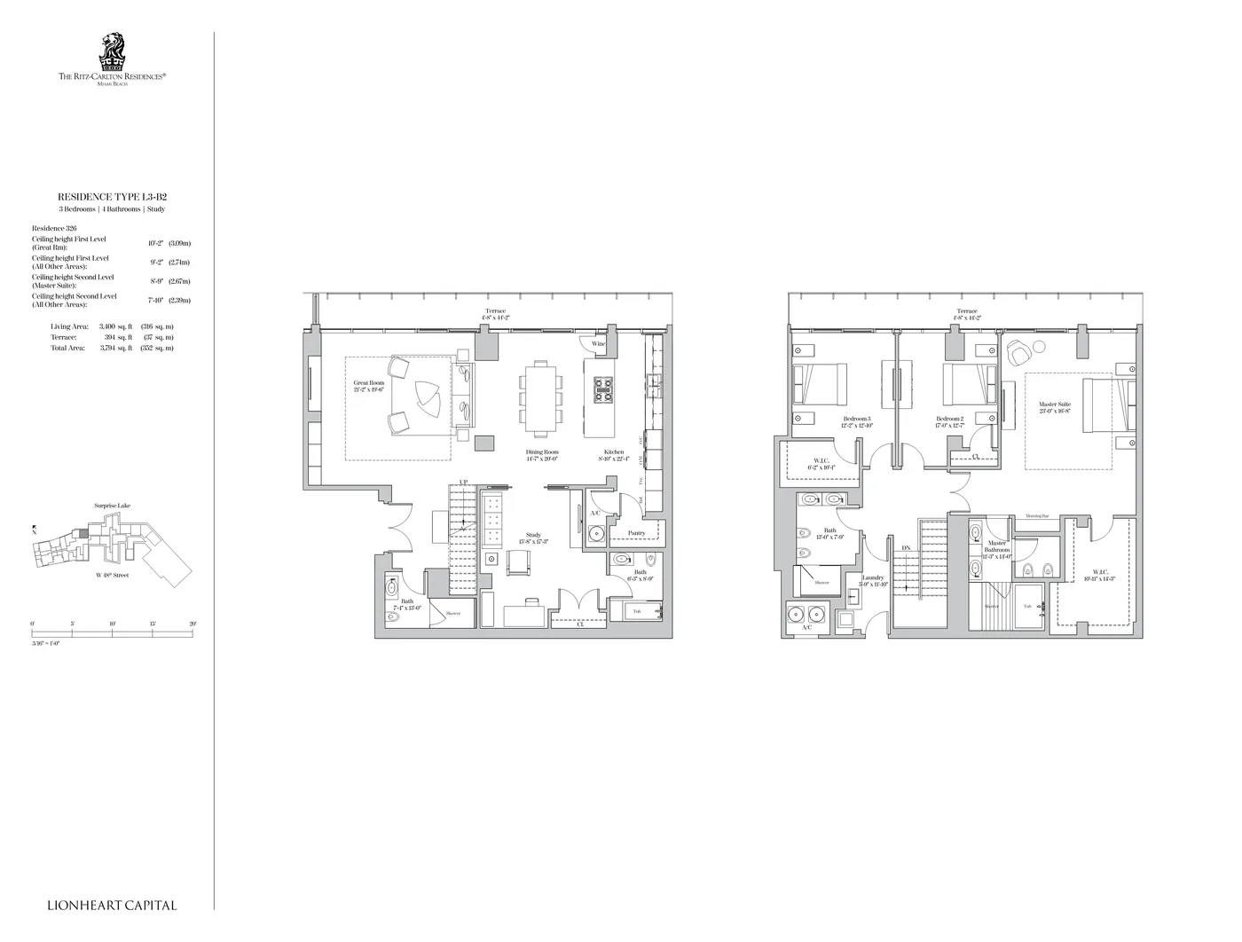 The Ritz-Carlton Residences, Miami Beach floor plan Plan 84