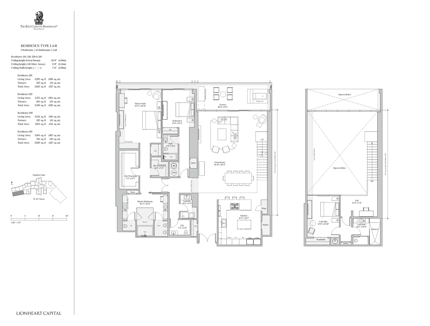 The Ritz-Carlton Residences, Miami Beach floor plan Plan 86