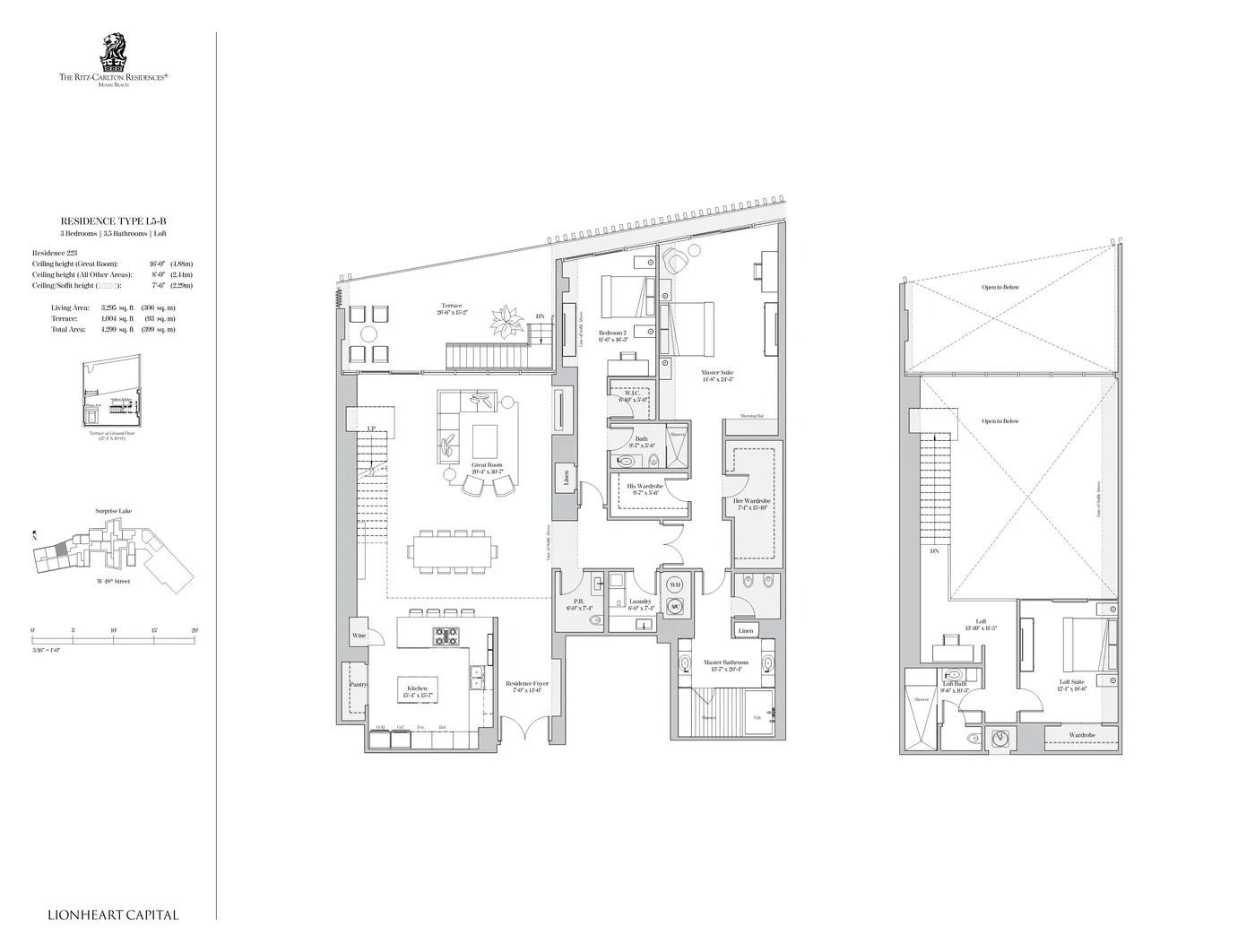 The Ritz-Carlton Residences, Miami Beach floor plan Plan 88