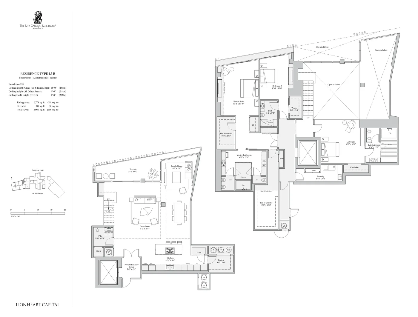 The Ritz-Carlton Residences, Miami Beach floor plan Plan 92