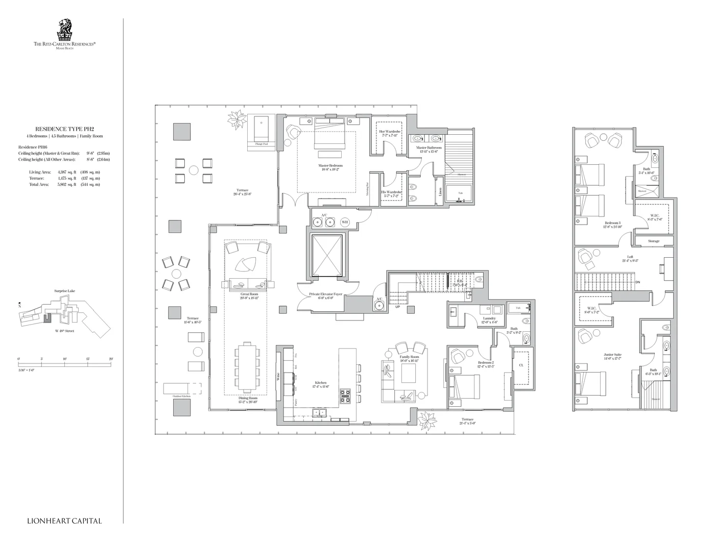 The Ritz-Carlton Residences, Miami Beach floor plan Plan 96