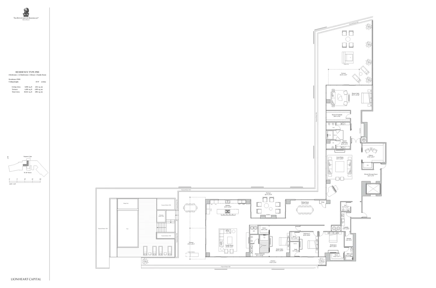 The Ritz-Carlton Residences, Miami Beach floor plan Plan 98