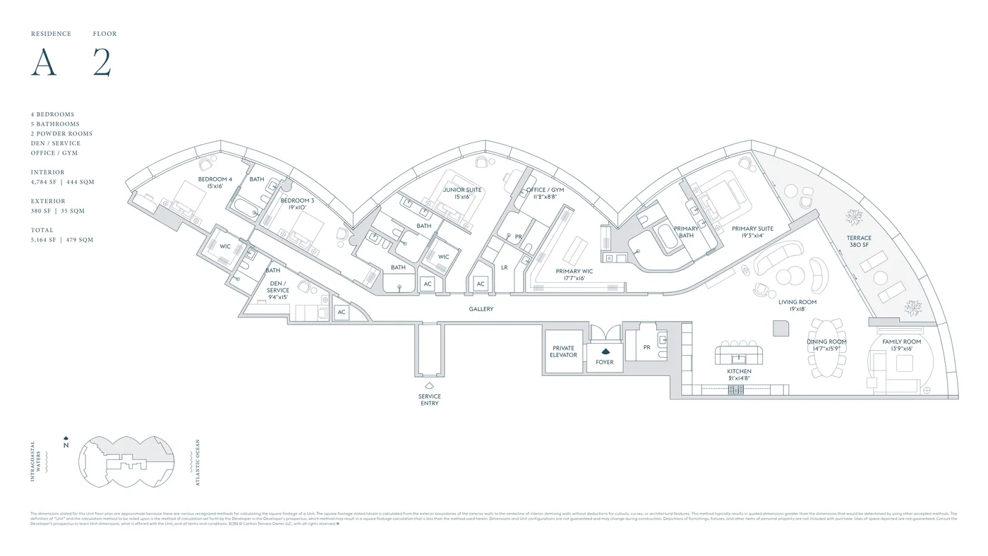 Rivage Bal Harbour floor plan Plan 1