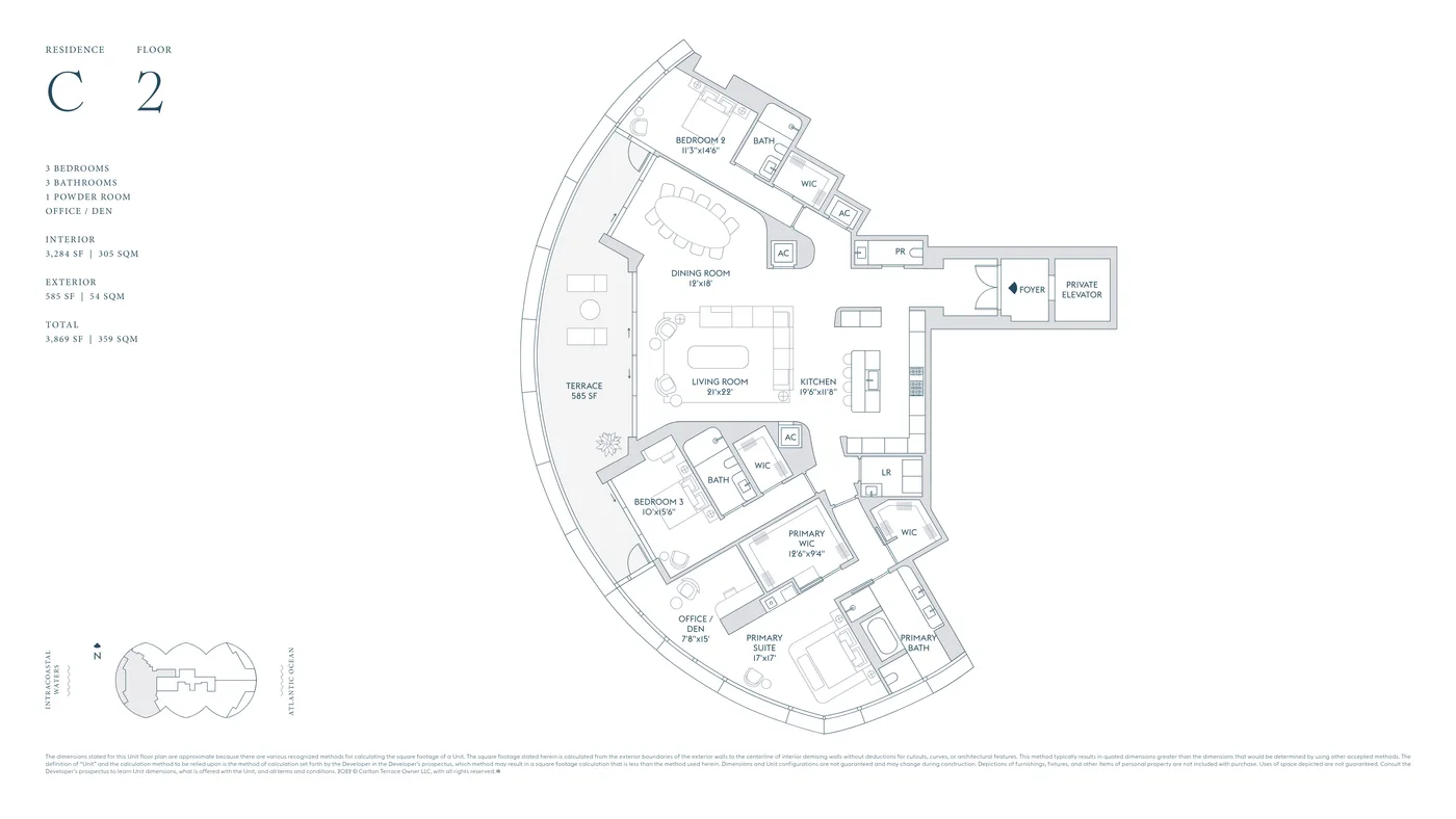 Rivage Bal Harbour floor plan Plan 5