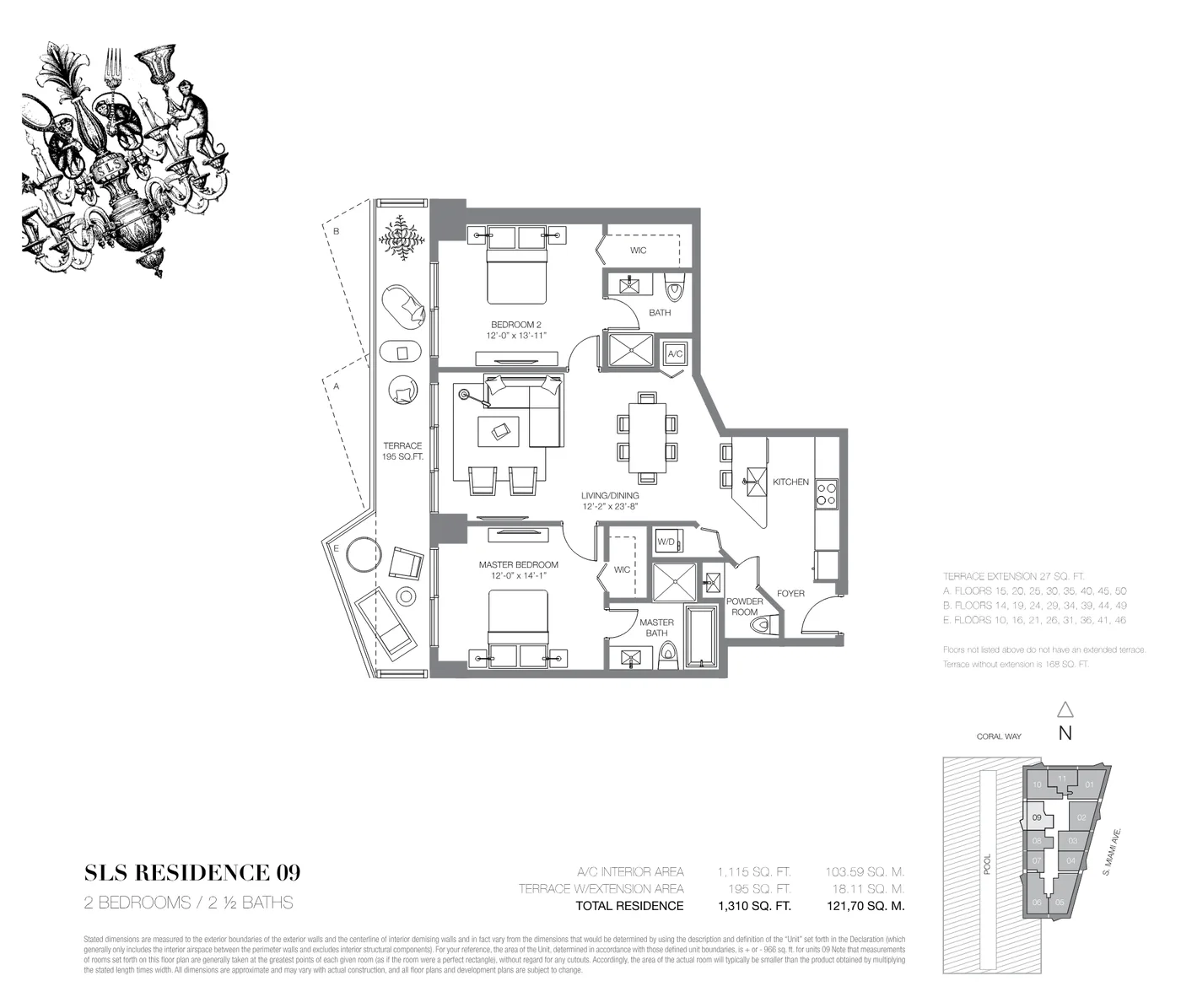 SLS Brickell floor plan Plan 10