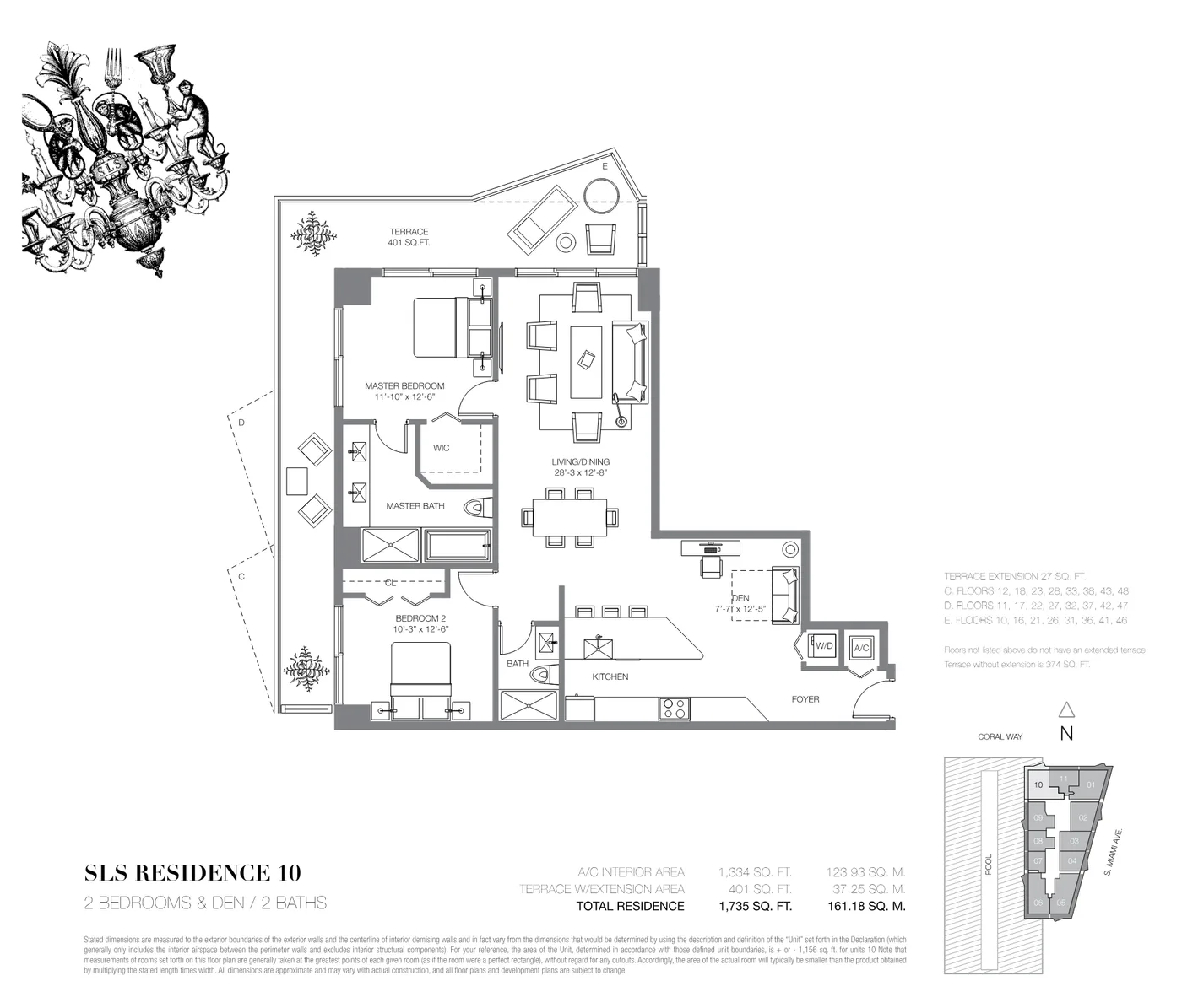 SLS Brickell floor plan Plan 11