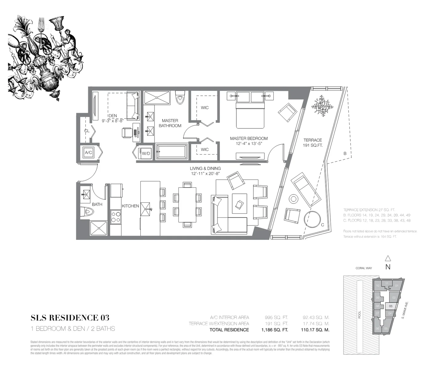 SLS Brickell floor plan Plan 4