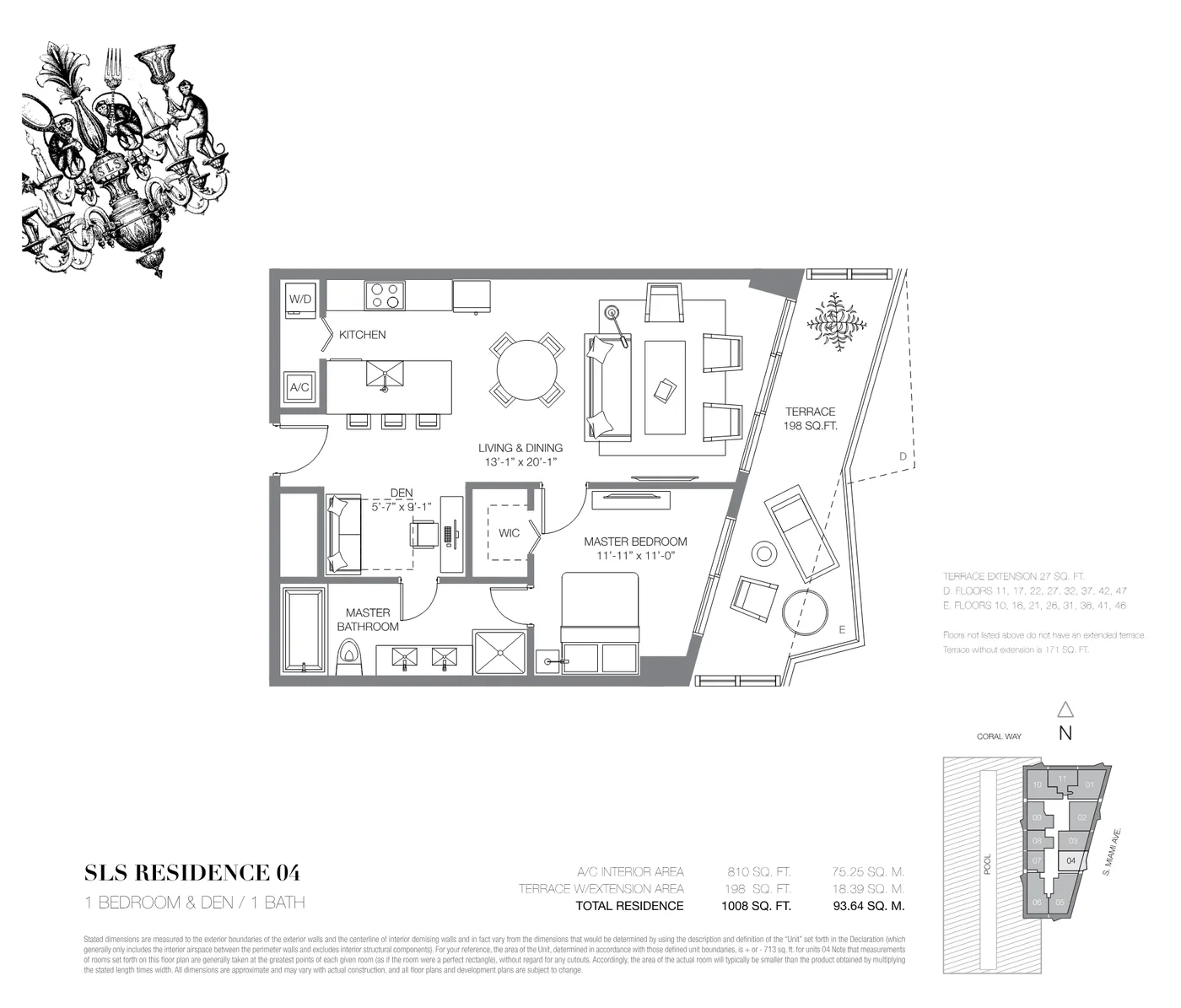 SLS Brickell floor plan Plan 5