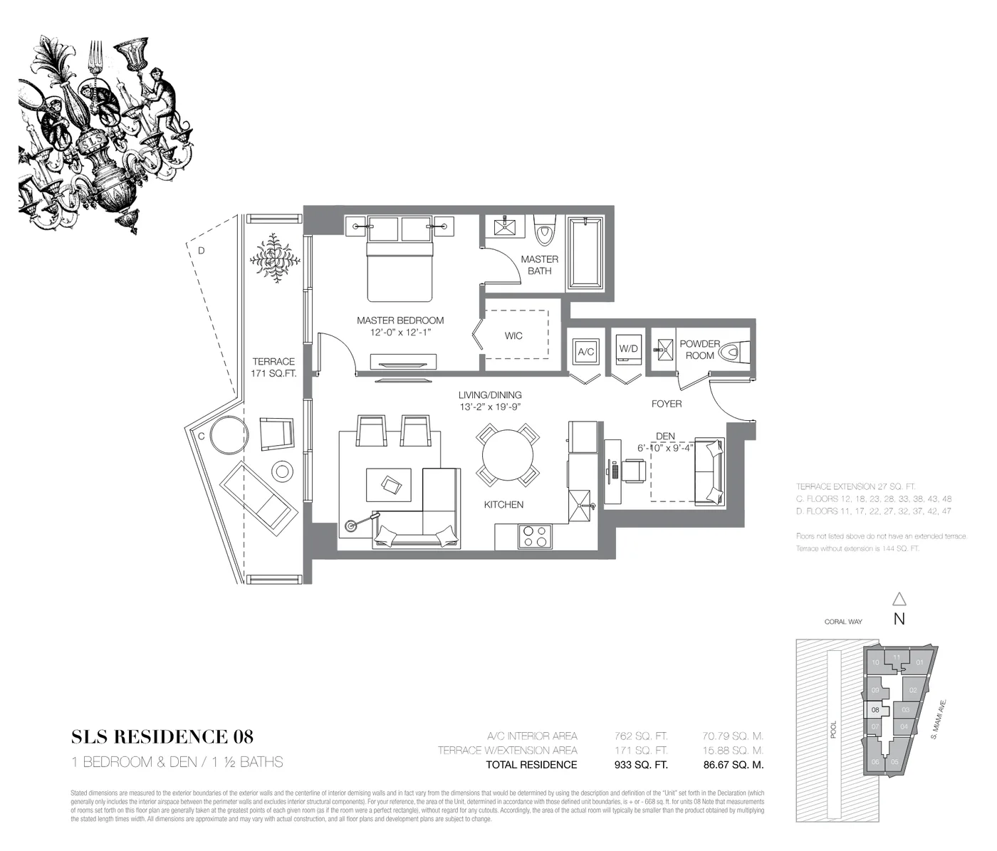 SLS Brickell floor plan Plan 9